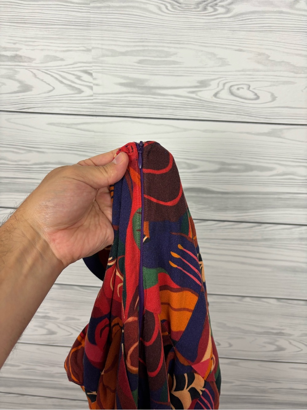 FARM Rio for Anthropologie abstract ruffled jumpsuit size XS colorful - Picture 11 of 14